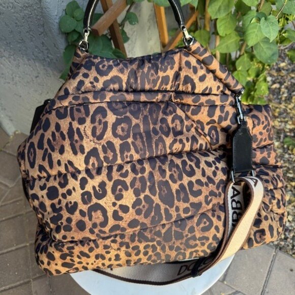 Dolce & Gabbana DG Leo XL Leopard Nylon Sicily Crossbody - Picture 5 of 15
